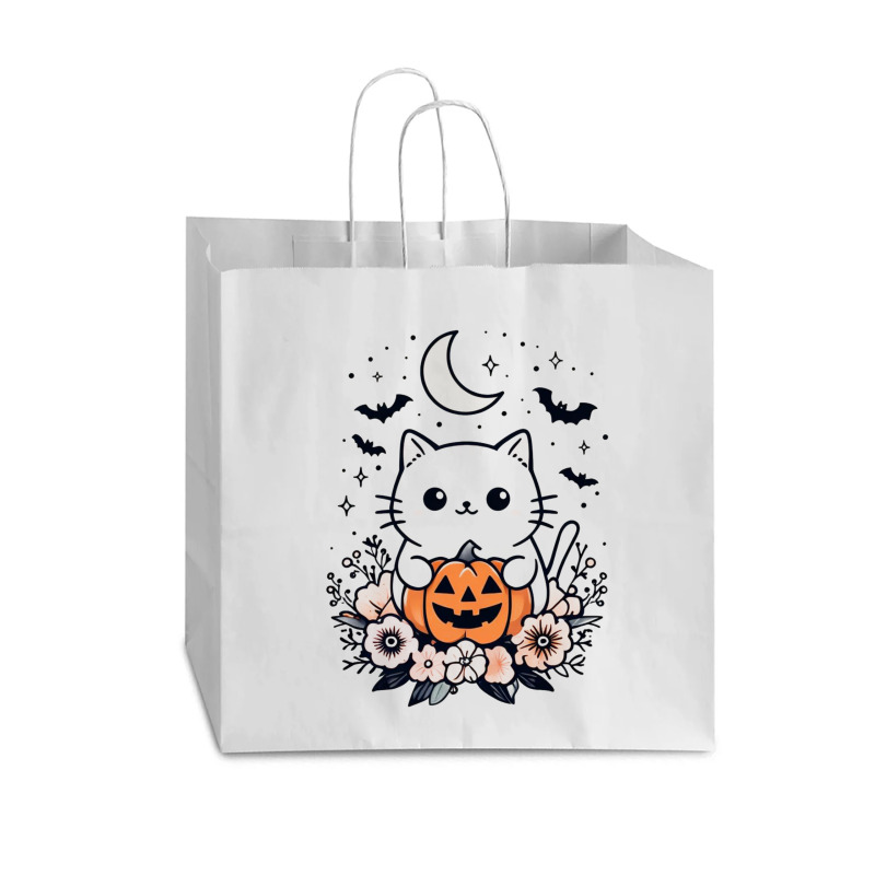 Pumpkin Cate Vogue Paper Bag - 16 x 6 x 12 by therever | Artistshot