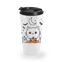 Pumpkin Cate Travel Mug | Artistshot