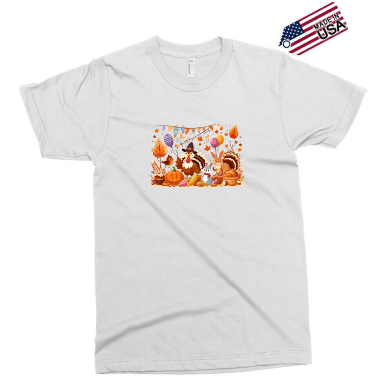 Animal Thanksgiving Exclusive T-shirt by Z GALLERY ART | Artistshot