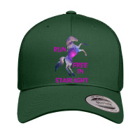 Limited Edition Purple Amethyst Starry Night Sky Milky Way Galaxy Rear Retro Trucker Cap | Artistshot