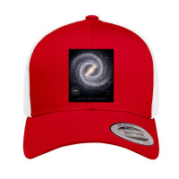 Milky Way Galaxy Map Hd Retro Trucker Cap | Artistshot