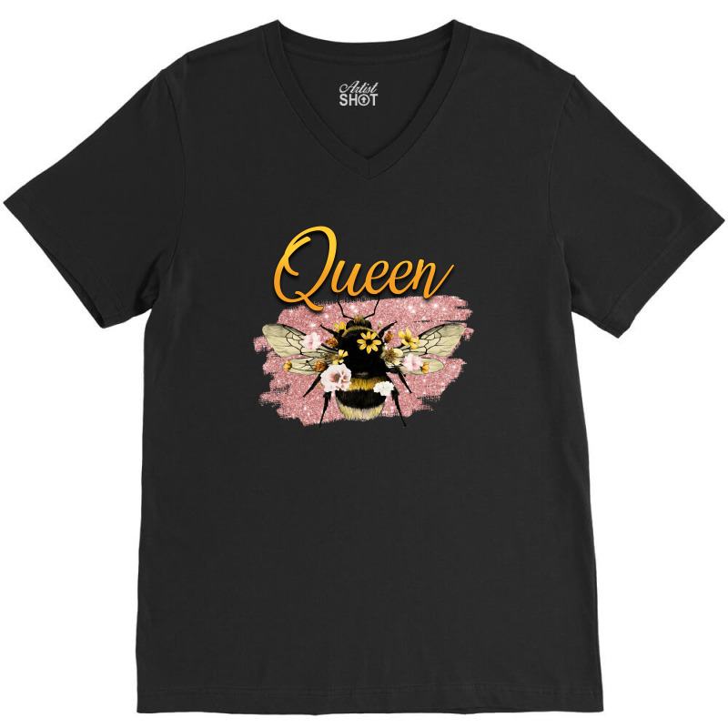 Bees V-neck Tee | Artistshot