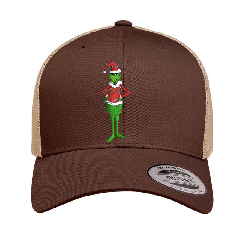 Limited Edition Grinch - All Wrapped Up Retro Trucker Cap by Pannell Quintero | Artistshot