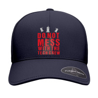 Do Not Mess With The Tech Crew Seamless Cap | Artistshot