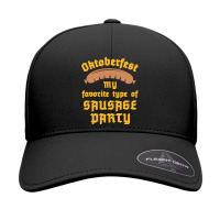 Trending Oktoberfest Shirt - My Favorite Type Of Sausage Party Seamless Cap | Artistshot