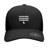 Hot Trend Cat Lovers Neither Introvert Nor Extrovert, Just Prefer Spen Seamless Cap | Artistshot