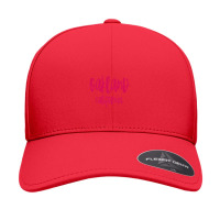 Oakland California Ca State Paint Brush Retro Redpink College Typograp Seamless Cap | Artistshot