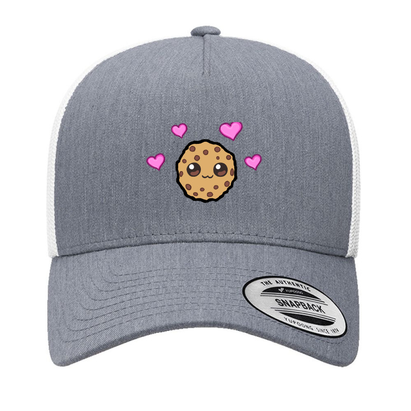 Cookie With Hearts Yupoong Trucker Cap by bummercaught | Artistshot