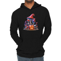 Mushroom Halloween Pumpkin Lightweight Hoodie | Artistshot