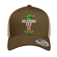 Limited Edition Reading Elf Matching Family Group Christmas Party Paja Retro Trucker Cap | Artistshot