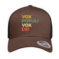 Vox Populi Vox Dei Latin Quote Funny Joke Irony Viral Meme T Shirt Retro Trucker Cap | Artistshot