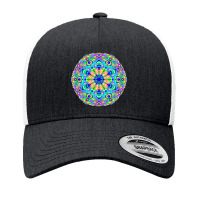 Mandala Ornament In Kaleidoscopic Style Yupoong Trucker Cap | Artistshot