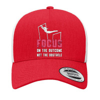 Gymnastics Focus On The Outcome Bars Beam Gymnast Yupoong Trucker Cap | Artistshot