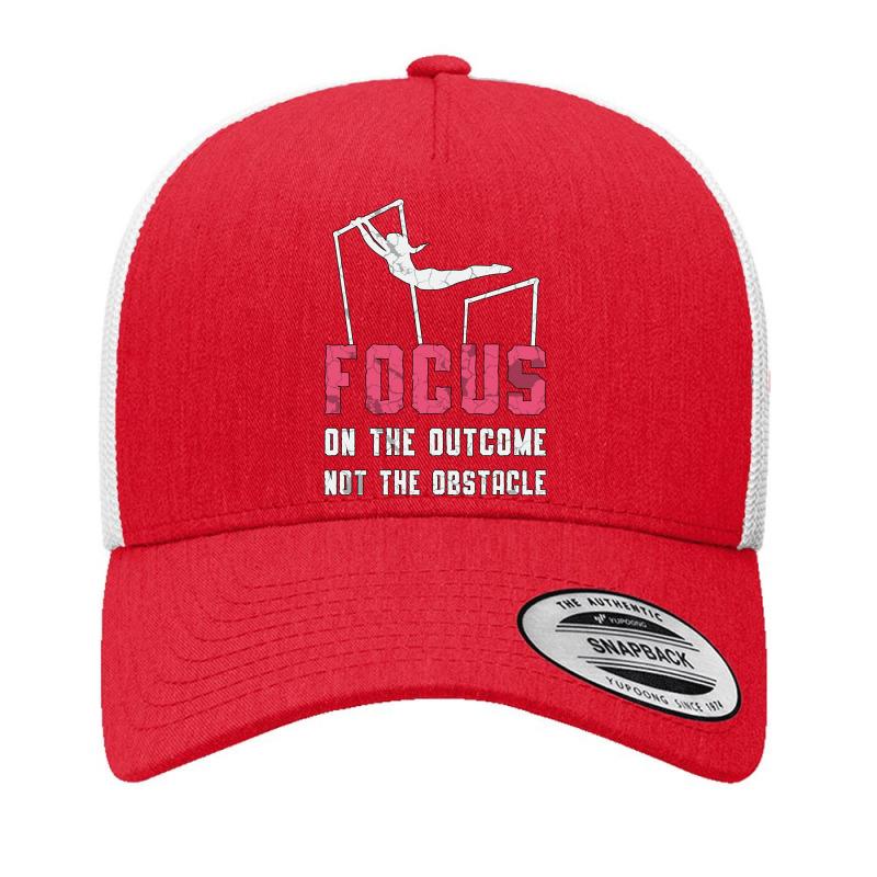 Gymnastics Focus On The Outcome Bars Beam Gymnast Yupoong Trucker Cap by Jankonen637 | Artistshot