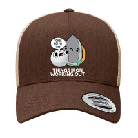 Things Iron Working Out Cute Golf Pun Yupoong Trucker Cap | Artistshot