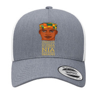 Celebrate Seven Principles Of Kwanzaa Dec 26 - Jan 1 Black Yupoong Trucker Cap | Artistshot