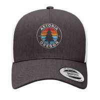 Astoria Oregon Or Vintage Retro 70s Yupoong Trucker Cap | Artistshot