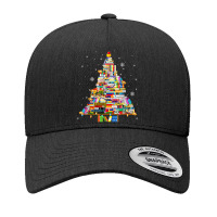 Christmas Library Tree Lights For Librarian And Book Lover T Shirt Yupoong Trucker Cap | Artistshot