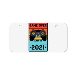 Game Over Class Of 2021 Bicycle License Plate | Artistshot