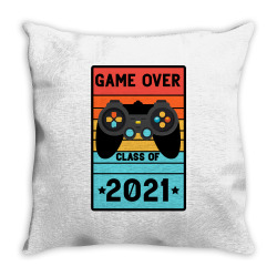 Game Over Class Of 2021 Throw Pillow | Artistshot