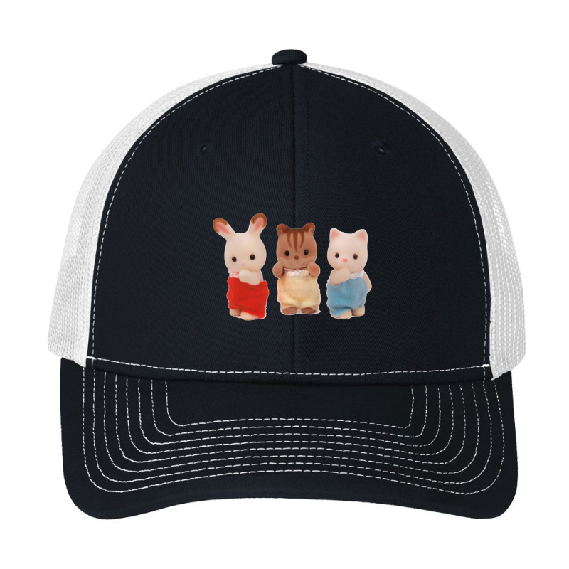 Sylvanian Families Bunny Squirrel And Cat Pa Trucker Cap by cm-arts | Artistshot