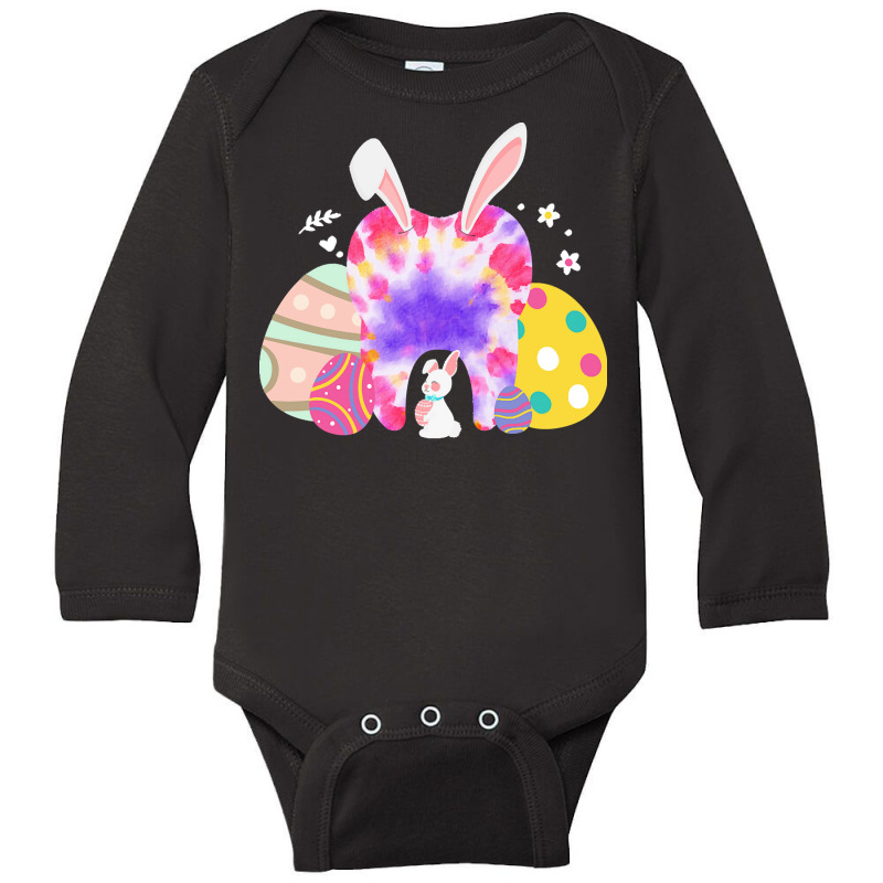 Aster Day Dental T  Shirt Dental Cute Tooth Bunny Ears Easter Day Dent Long Sleeve Baby Bodysuit by chuel332 | Artistshot