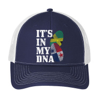 Jamaica Panama It's In My Dna Jamaican Panamanian Flag Pa Trucker Cap | Artistshot