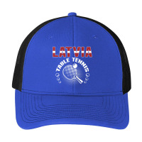 Latvia Table Tennis Fans Jersey Latvian Ping Pong Lovers Tank Top Pa Trucker Cap | Artistshot