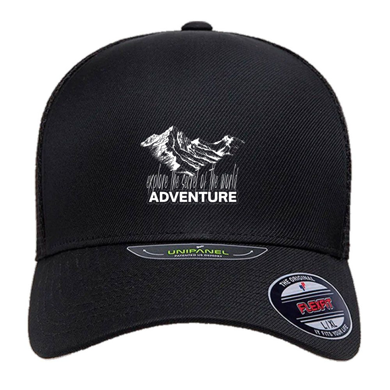 Adventure Unipanel Trucker Mesh Cap by izza store | Artistshot