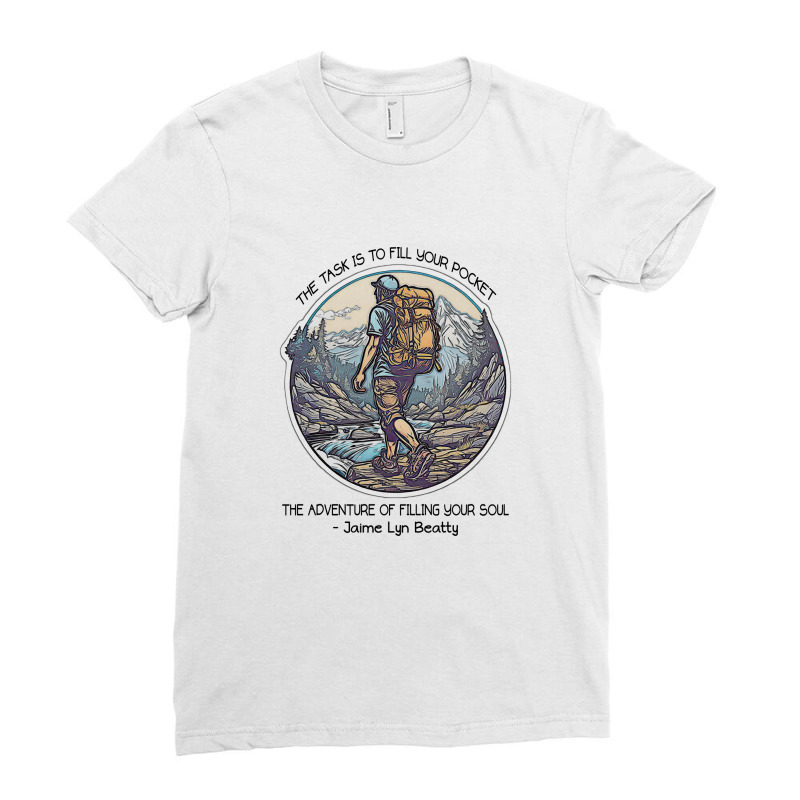 Adventure Ladies Fitted T-Shirt by izza store | Artistshot