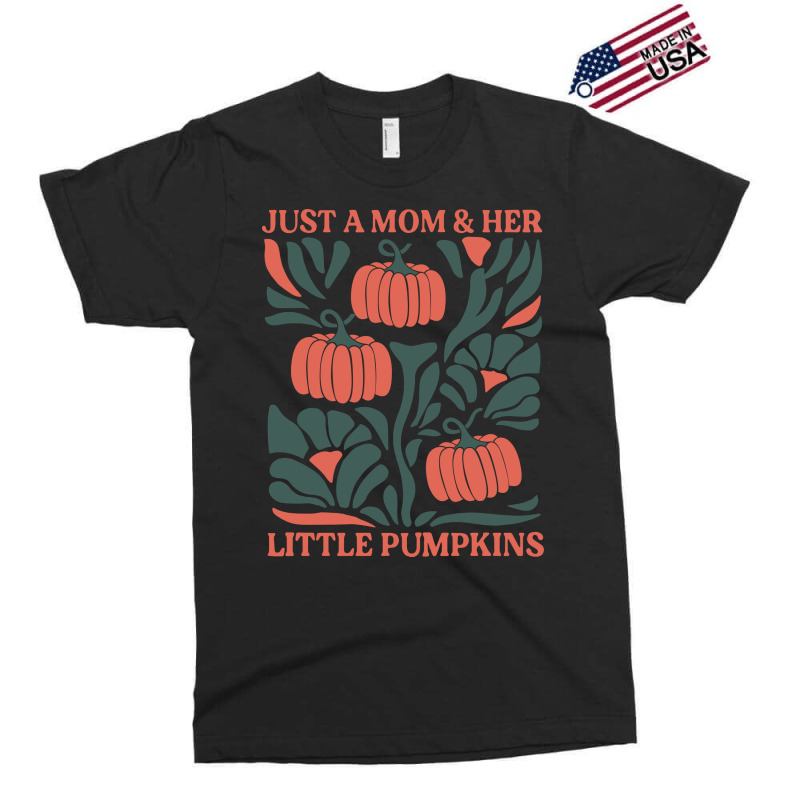 Just A Mom & Her Little Pumpkins Exclusive T-shirt by bimobimo | Artistshot