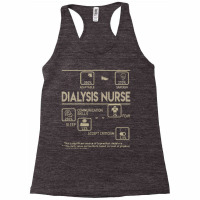 Dialysis Nurse T  Shirt Dialysis Nurse T Shirt   Multitasking Daily Va Racerback Tank | Artistshot