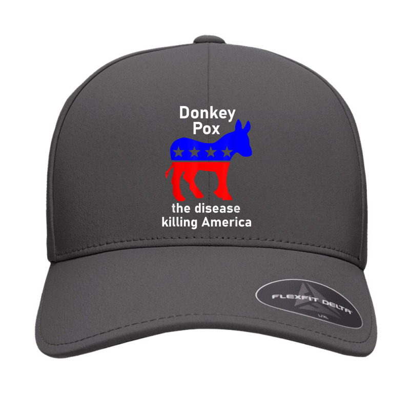 Donkey Pox Donkey Political Funny Satire Seamless Cap by Jessica D Walker | Artistshot