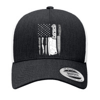 Chef Knife American Flag Yupoong Trucker Cap | Artistshot