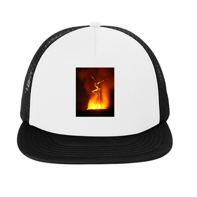 Dance In Fire Foam Snapback hat by RandyNuckoles | Artistshot