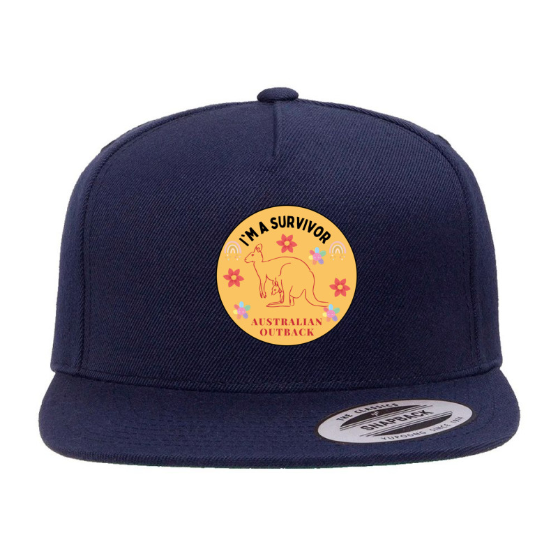 Australian Survivor Cap 5 panel snapback cap by JESSICAALLEN | Artistshot