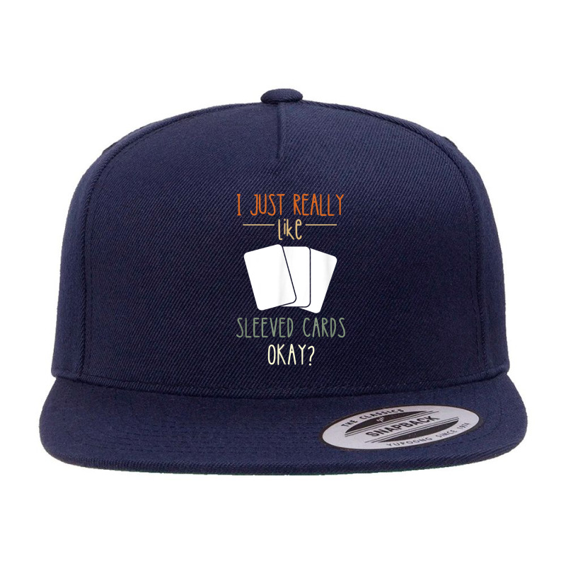 I Just Really Like Cardboard Collectibles Tcg Trading Cards T Shirt 5 panel snapback cap by sarlesfo | Artistshot