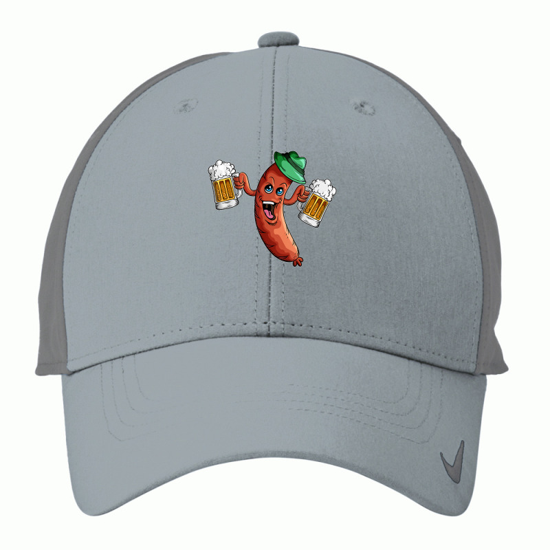 Beer Sausage Sausage Fest Party Beer Drinker Beer Lover T Shirt Nike Dri-FIT Cap by cm-arts | Artistshot