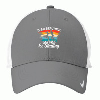 Beautiful Day For Ice Skating Funny Pair Skating Ice Dancing T Shirt Nike Dri-fit Cap | Artistshot