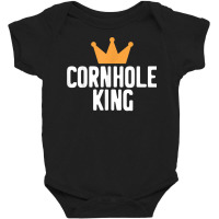 Cornhole King Bean Bag Toss Game Tournament Winner Champion T Shirt Baby Bodysuit | Artistshot