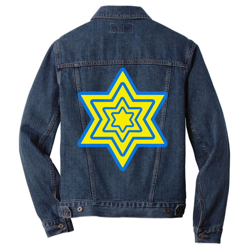 Jewish Star T  Shirtjewish Star T  Shirt Men Denim Jacket | Artistshot