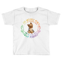 I Am Mostly Peace Love And Yorkshire Terrier Toddler T-shirt | Artistshot