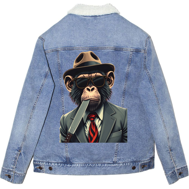 Classy, Quirky, And Totally Cool Unisex Sherpa-Lined Denim Jacket by agambrow72 | Artistshot