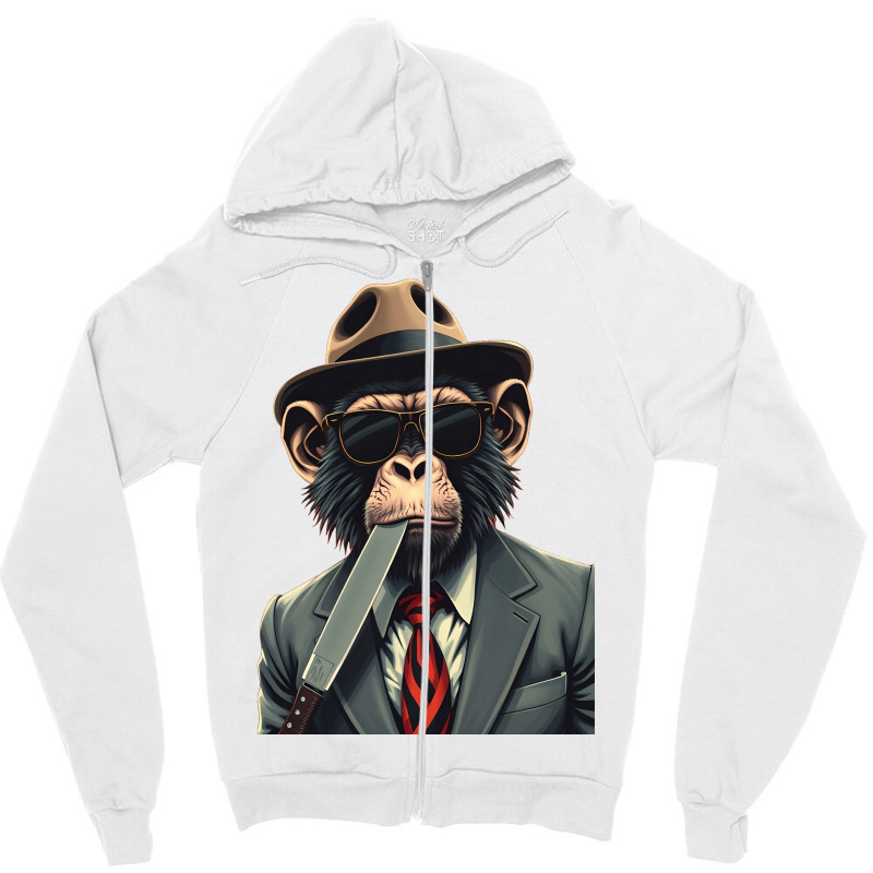 Classy, Quirky, And Totally Cool Zipper Hoodie by agambrow72 | Artistshot