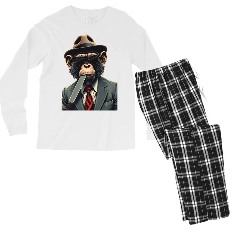 Classy, Quirky, And Totally Cool Men's Long Sleeve Pajama Set by agambrow72 | Artistshot