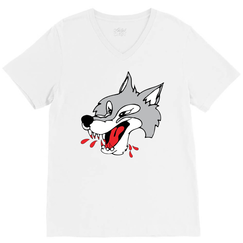 Sudbury Wolves V-Neck Tee by cucu | Artistshot