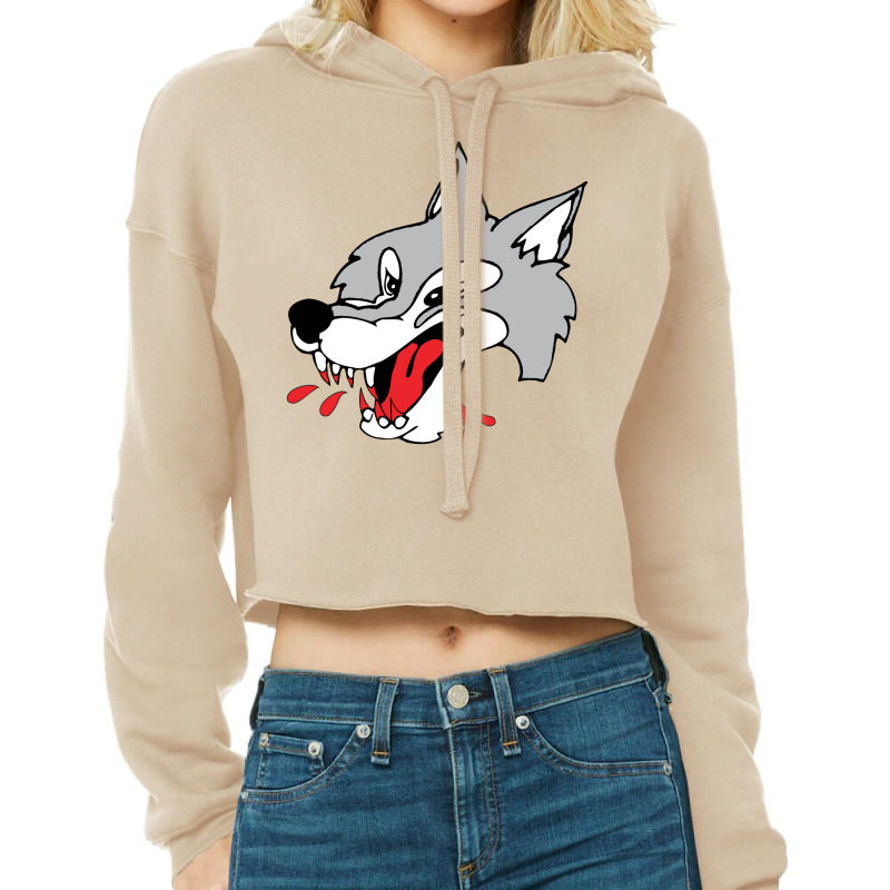 Sudbury Wolves Cropped Hoodie by cucu | Artistshot