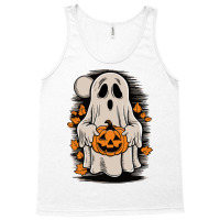 Ghost With Pumpkin, Halloween Tank Top | Artistshot