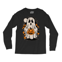 Ghost With Pumpkin, Halloween Long Sleeve Shirts | Artistshot