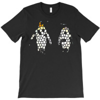 Penguin T  Shirt Cellular Penguin Mosaic In Digital T  Shirt T-shirt | Artistshot